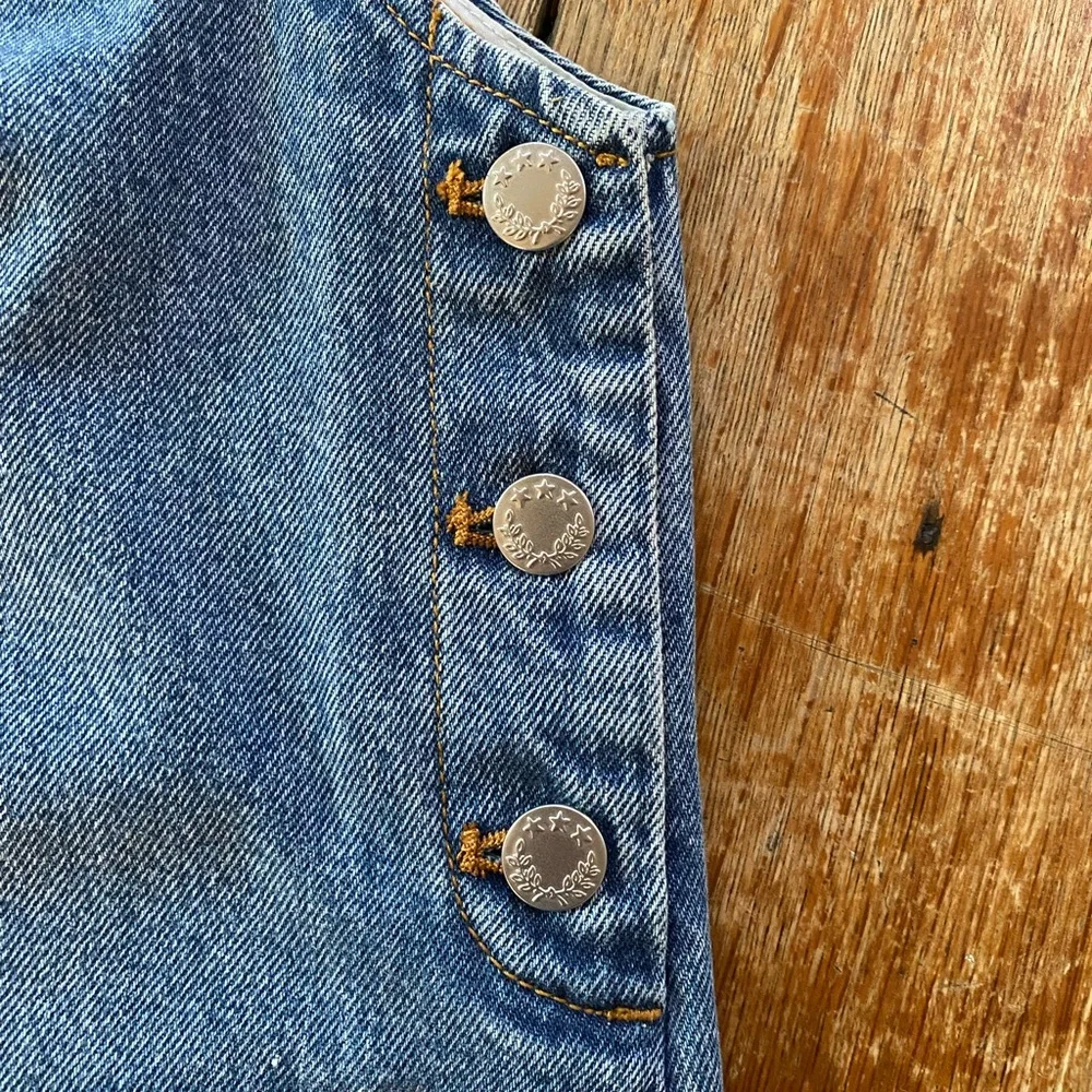 NWT Alex Mill Blue Denim Shift Dress - Picture 7 of 8